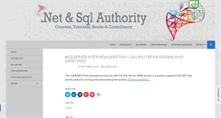 Desktop Screenshot of dotnetsql.info